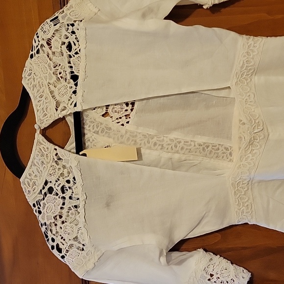White lining romper - Picture 3 of 9